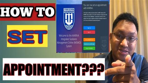 HOW TO SET APPOINTMENT FOR COP SA MARINA GAMIT .